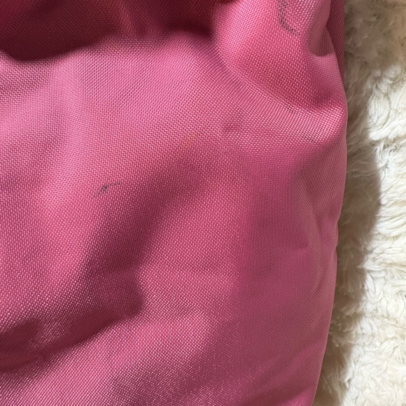 Longchamp Pink Tote with Brown Leather Trim - Picture 3 of 7